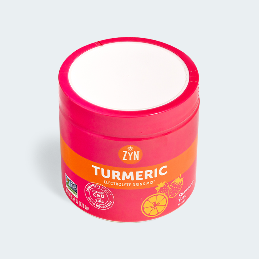 Turmeric Electrolyte Drink Mix Canister - Strawberry Yuzu