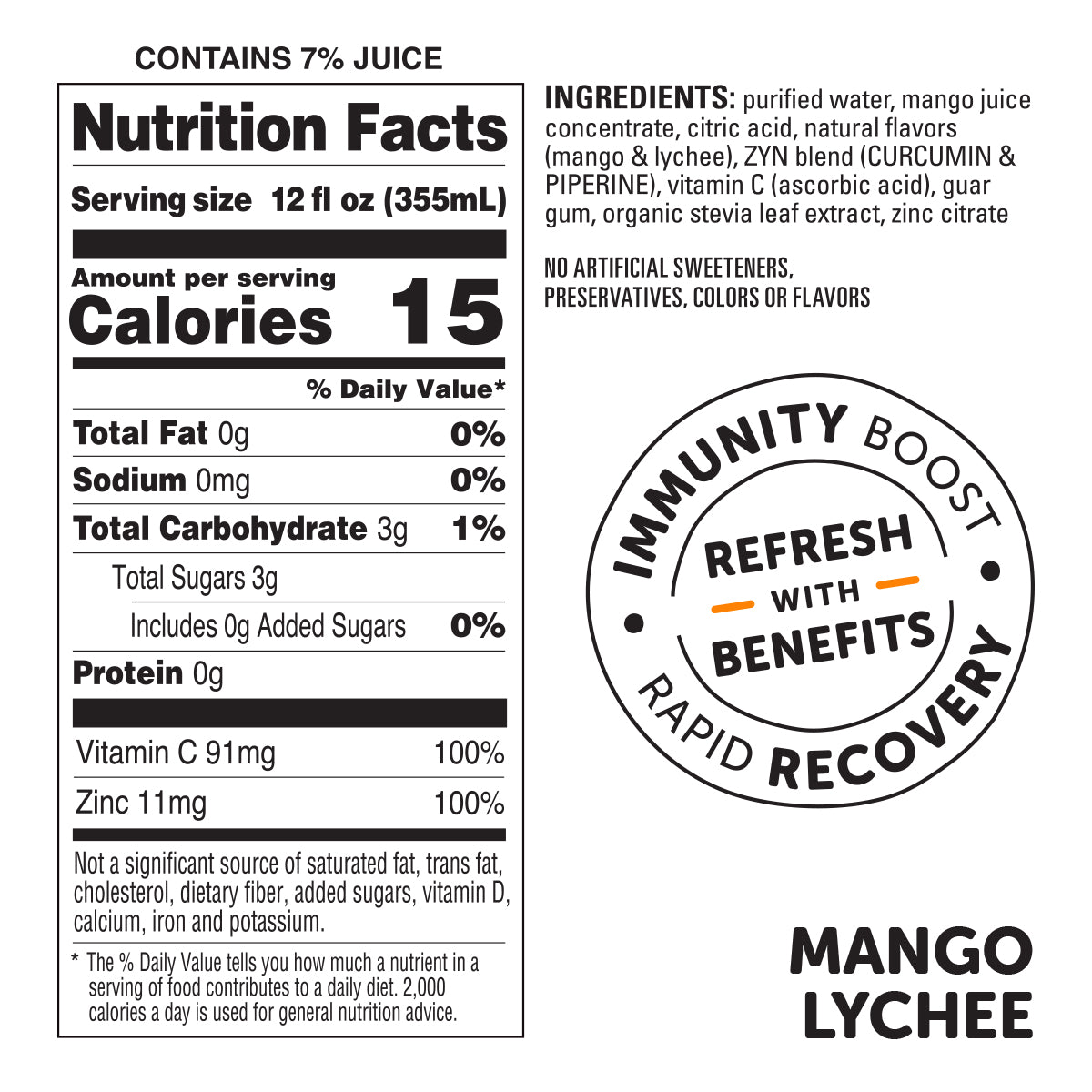 Mango Lychee ZYN - 12 pack can - Wholesale